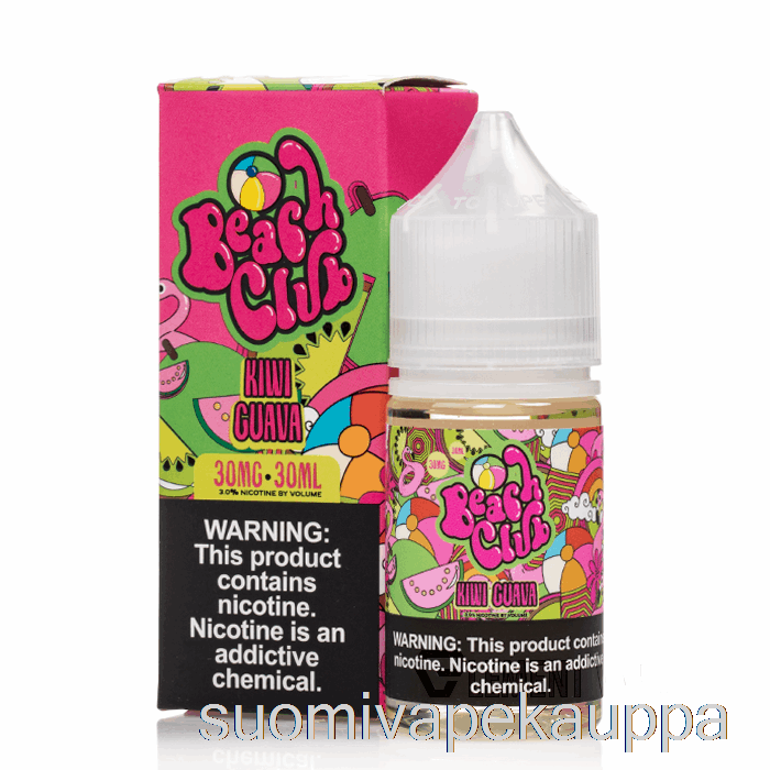 Vape Kauppa Kiivi Guava - Rantaklubisuolat - 30ml 50mg